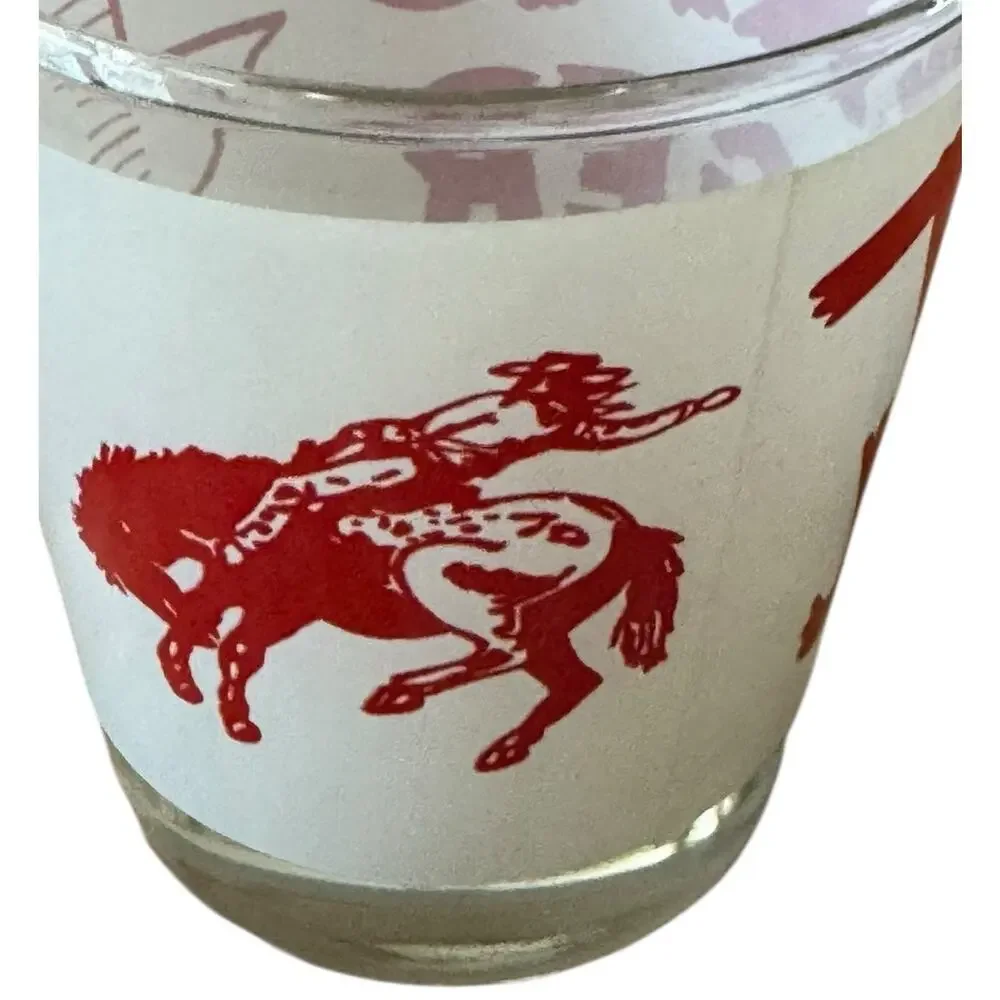 VTG‎ Texas Jigger Whiskey Scotch Glass On The Rocks Measuring Novelty Large Shot